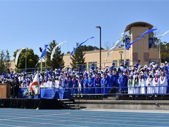 Students graduating